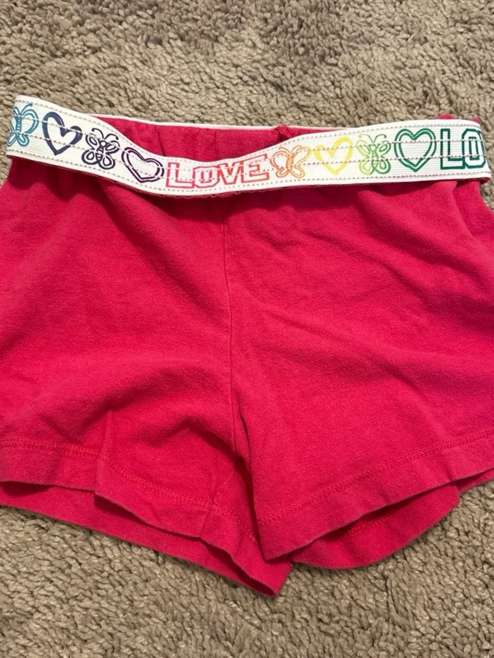 Justice White Girls' Bike Shorts